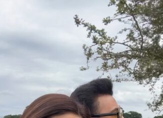 Shilpa Shetty Instagram - Gifting you a mirror this birthday, so you can see what I see… someone funny, kind, considerate, and loving! A beautiful soul that’s perfect for me ♥️🧿 Happpppyyyyyyy birthdaaaayyyy, my Cookie!😘♥️🧿🌈🥳 Stay protected, happy, and blessed ♥️🧿♥️ #husbandlove #BirthdayBoy #blessed #grateful #family #love