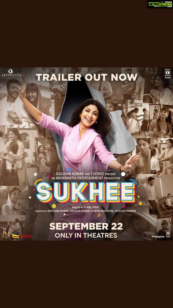 Shilpa Shetty Instagram - Get ready to experience the joy of being Sukhee! ✨ #SukheeTrailer Out Now! Watch #Sukhee only in theatres on 22nd September! @sonal_d_joshi #BhushanKumar #KrishanKumar @ivikramix @theamitsadh @dilnazirani @pavleen_gujral @Chaitannyachoudhry @Maahijain1707 @tseries.official @penmovies @shikhaarif.sharma @shivchanana @neerajkalyan24 @vijash @paulomi.dutta1 @rupinderinderjit @radsanand @itsjyotikapoor