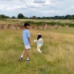 Shilpa Shetty Instagram - Holidays end🥹 Memories are forever❤️ The joys of seeing ‘Bambuuuu’ aka Bambi 😂🤣stay with you for life 🦌😆🥰 #LondonDiaries #familytime #vacaymode #gratitude #blessed #throwback #tbt #throwbackthursday