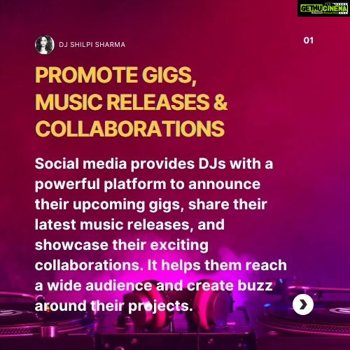Shilpi Sharma Instagram - "Fueling Dj Success: The Power of Social Media in Today's Music Industry... . . . #socialmedia #instagram #djshilpisharma #djtips #digitalworld