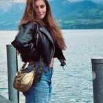 Shivaleeka Oberoi Instagram - Swiss weather! 🖤🧸 Thun, Switzerland