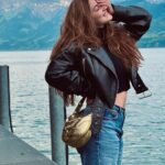 Shivaleeka Oberoi Instagram - Swiss weather! 🖤🧸 Thun, Switzerland