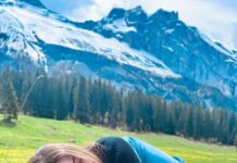 Shivaleeka Oberoi Instagram - “Jaa, Shivaleeka, jaa. Jee le apni zindagi.” 🤪🌼🌾🏔️💛 Swiss Alps