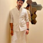 Shivin Narang Instagram – Happy Ganesh Chaturthi 🤍✨🙏
.
.
Wearing : @saundhindia 
Outfit by : @neelangi_johari