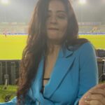 Shonali Nagrani Instagram - Shonali in Mohali :) #CHANDIGARH Styled by : @shayal #sherepunjabT20 #chandigarh #t20cricket #host #presenter #pca #cricket #livecricket #stars-ports