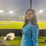 Shonali Nagrani Instagram - Shonali in Mohali :) #CHANDIGARH Styled by : @shayal #sherepunjabT20 #chandigarh #t20cricket #host #presenter #pca #cricket #livecricket #stars-ports