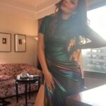 Shonali Nagrani Instagram - Show time :) #readyforstage #ready #glamglam #host #presenter #giglife #gown #stagelife