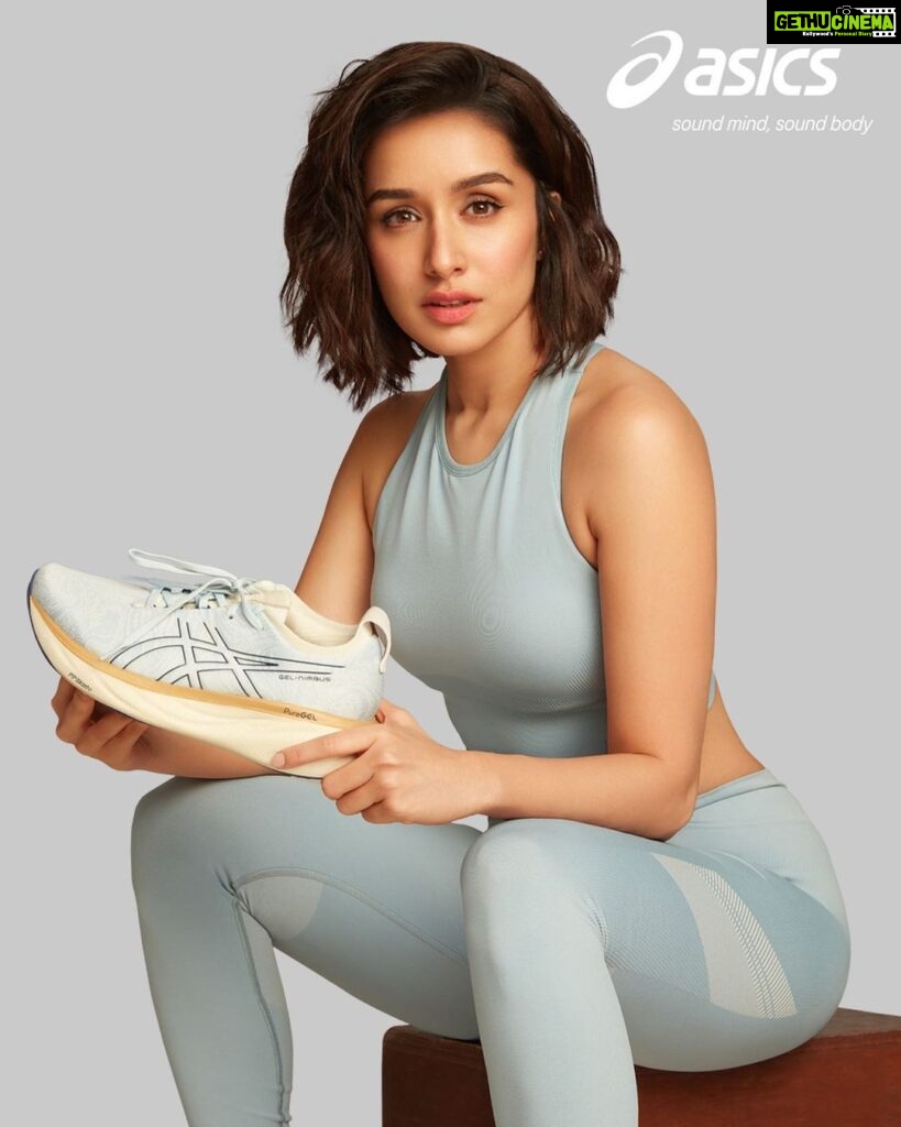 Shraddha Kapoor Instagram - 💪🏼 Stronger, Healthier, Better! Prioritizing my fitness and well-being like never before! Move with focus and freedom to find your inner state of calm. Check out the Nagino™ collection designed by women for women. #ASICSXShraddha #SoundMindSoundBody #ASICSIN #Partnership