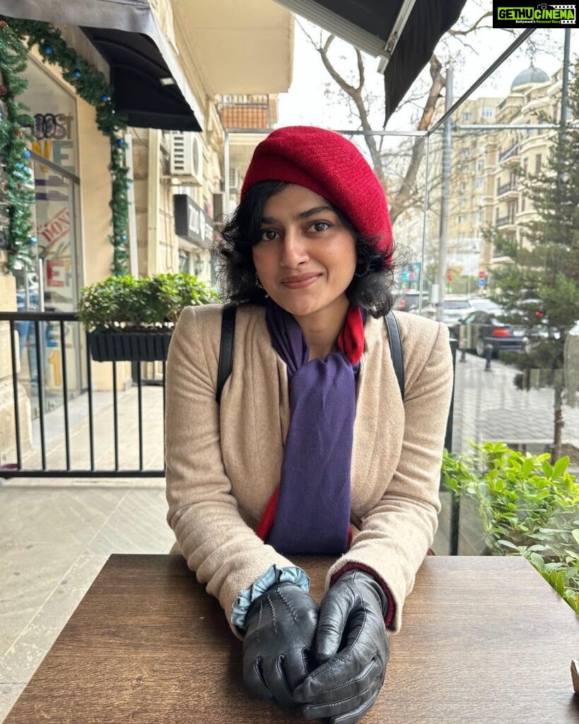 Shraddha Srinath Instagram - Azeri people are the nicest. Especially the waiters. They’ll coax you into ordering two bottles of wine and two desserts too, flashing their best smiles and speaking in their best broken English. But no one ever complained of having too much wine or dessert right? Don’t answer that. Ate an excellent Azeri meal and Russian meal. So many beautiful restaurants! Cats. Soooooo many cats. Some friendly, some unbothered. I guess those are the only two categories of cats there are. The outskirts of Baku looks very soviet and cold, but you enter the city and it is so full of life and so charming. Lovely large parks, coffee shops, huge promenade, cobbled roads and sidewalks. Cops everywhere and I mean EVERYWHERE, and so helpful too. Our driver to Gabala fought the Azerbaijan-Armenia war 2 years ago and proudly showed off his medals and certificates. Azerbaijani men have to undergo compulsory military training after the age of 18 it seems. Anyway. I played music off my phone on our way back to the hotel and between ‘dil ko tumse pyar hua’ and ‘Ondra renda asaigal’ he loved the latter. His verdict, not mine. Also saw parts of the Baku street circuit. My airport taxi guy asked if I knew Azerbaijani and when I said no he wanted to chat with me using google translate while zipping on the highway. No thanks, I said in English. I think he understood. The second photo is my reaction to blue cheese. You should know how I react to blue cheese. F1 fans do you recognise the turn in the 3rd photo???? Can’t wait for the season to beginnnnn. Photos by @rohitsabu
