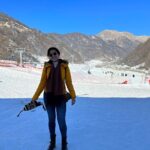 Shraddha Srinath Instagram – Azeri people are the nicest. Especially the waiters. They’ll coax you into ordering two bottles of wine and two desserts too, flashing their best smiles and speaking in their best broken English. But no one ever complained of having too much wine or dessert right? Don’t answer that. Ate an excellent Azeri meal and Russian meal. So many beautiful restaurants! Cats. Soooooo many cats. Some friendly, some unbothered. I guess those are the only two categories of cats there are. The outskirts of Baku looks very soviet and cold, but you enter the city and it is so full of life and so charming. Lovely large parks, coffee shops, huge promenade, cobbled roads and sidewalks. Cops everywhere and I mean EVERYWHERE, and so helpful too. Our driver to Gabala fought the Azerbaijan-Armenia war 2 years ago and proudly showed off his medals and certificates. Azerbaijani men have to undergo compulsory military training after the age of 18 it seems. Anyway. I played music off my phone on our way back to the hotel and between ‘dil ko tumse pyar hua’ and ‘Ondra renda asaigal’ he loved the latter. His verdict, not mine. Also saw parts of the Baku street circuit. My airport taxi guy asked if I knew Azerbaijani and when I said no he wanted to chat with me using google translate while zipping on the highway. No thanks, I said in English. I think he understood. 

The second photo is my reaction to blue cheese. You should know how I react to blue cheese. 
F1 fans do you recognise the turn in the 3rd photo???? Can’t wait for the season to beginnnnn. 

Photos by @rohitsabu
