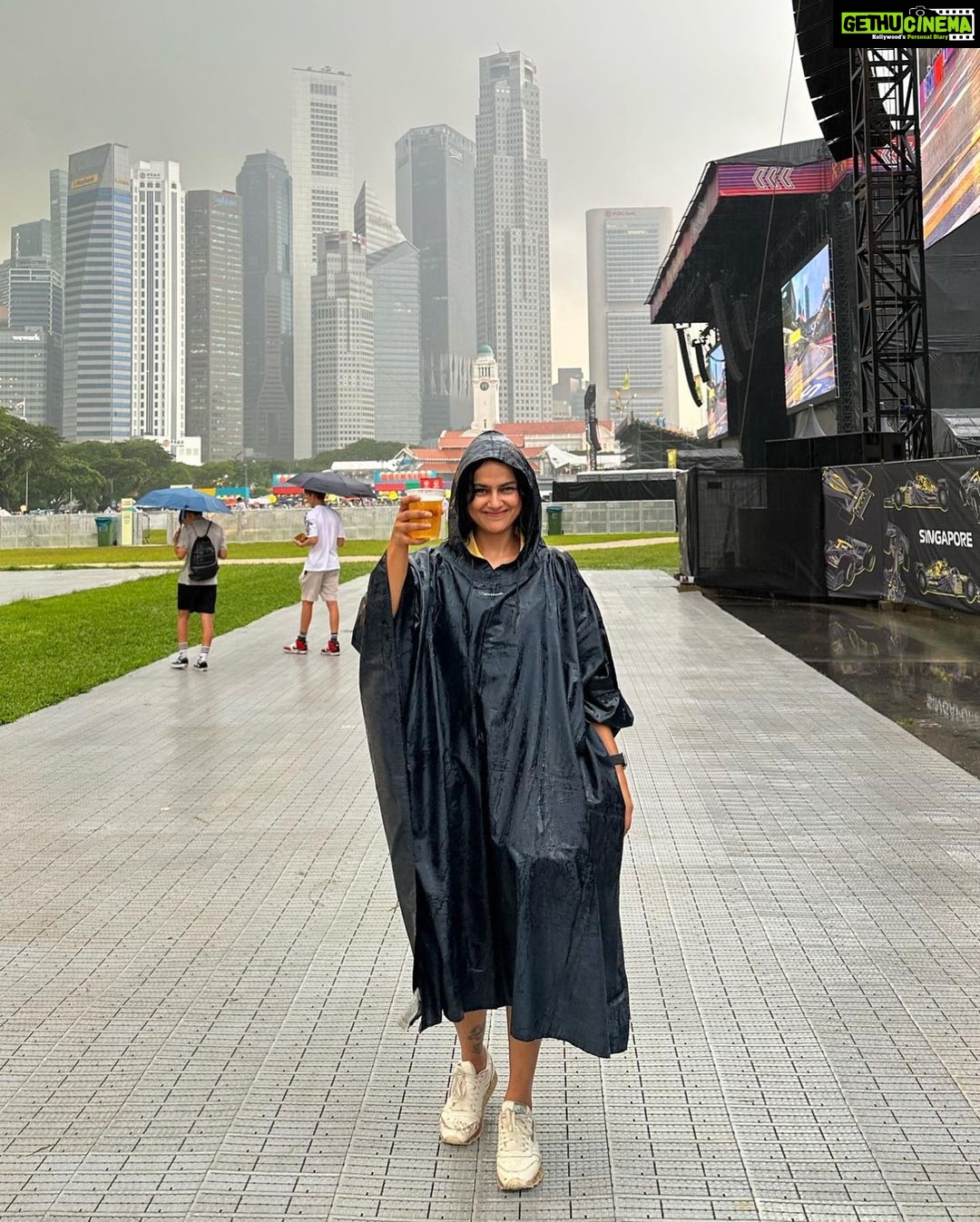 Shraddha Srinath - 146.1K Likes - Went to an amusement park after what felt like a a hundred years. Jolly. Went on the Mummy ride and screamed out "MUMMMYYYYYā and instantly realised the humour in it. Went for a very nice Peranakan cuisine dinner. Exquisite. Ate so much street food. Tried a bite of durian mousse too. I've now joined the anti durian forces. Went for three days of the grand prix. Unforgettable. It was hot and a lot of beer was consumed. I forgot my sunglasses back in India so I had to buy an overpriced merch cap and picked the F1 logo cap because that's as non committal as it gets. Hey, I'm here for the sport. A girl is allowed to take her time to pick a team no? I want to marry @danielricciardo though. The stories of my love for him are famous. There was beer on the rainy days too, did I mention? Speaking of the rain, the devil himself descended upon us in the form of torrential rains ooooffff. Everyone was wearing white shoes and everyone went home weeping. People were falling all over the place thanks to the slush. I WATCHED @westlife LIVE! Those who do not share my enthusiasm for Westlife can please go stand in one corner. Teenage Shraddha is beaming. I watched the Black eyed peas too but Westlife is what made me so happy. The last picture of me standing under that warning sign is so funny. I laughed and laughed and laughed. Sunscreen was worn on all the days. This is my Singapore dump. Thank you for reading this far.
