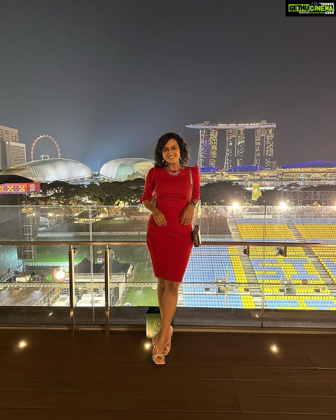 Shraddha Srinath Instagram - Happy birthday to me. I think red is my colour. π₯ Thank you all for the wishes. Hey @f1 - can you give me entry into the paddocks? Would make a great birthday gift. π National Kitchen by Violet Oon Singapore