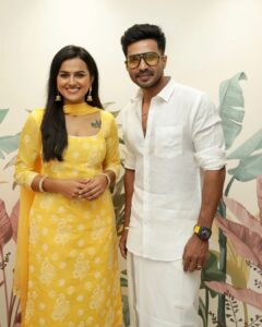 Shraddha Srinath Instagram - Pooja aaaaand action! 

#AARYAN 

@thevishnuvishal @selvaraghavan @vanibhojan_ @vvstudioz @praveenkn09 @iammanuanand