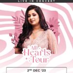 Shreya Ghoshal Instagram – All Hearts Tour 🩷🩷🩷 Kolkata! Are you ready!