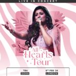 Shreya Ghoshal Instagram – All Hearts Tour 🩷🩷🩷 Doha! UK! Singapore! Are you ready!