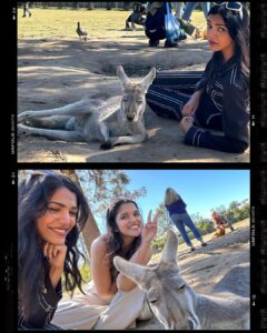 Shriya Pilgaonkar Instagram - Not me baby talking with a Koala. Turns out cuddling with my spirit animal is all that my heart needed 🥹🥰🐨 This cutie is JETHRO 4 years old and smelt of eucalyptus. Softest furry puppy ♥️Thank you @lonepinekoala for this special moment. Obviously made me 🥹 With increasing global warming a lot of koalas lot their homes and there has been a lot of effort to rehabilitate them. Ps -You cannot touch and hold koalas randomly in Australia. It is legal and permissible under the conservation rules to hold a koala in Queensland and the team at the Lone Pine Koala sanctuary ensures that you interact with them under guidance and for a limited window. @visitbrisbane @queensland @australia #seeaustralia #thisisqueensland #visitbrisbane #brisbaneanyday #Ausis #Koala #lonepine Lone Pine Koala Sanctuary