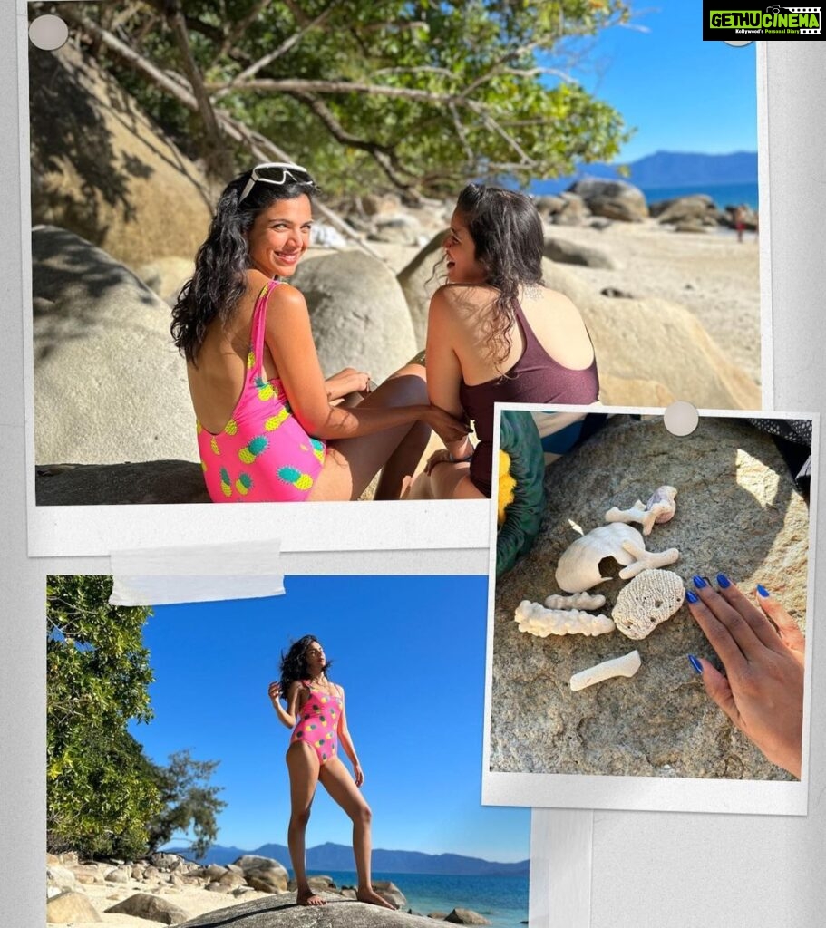 Shriya Pilgaonkar Instagram - With love,gratitude,sandy skin & salty hair from Cairns & The Great Barrier Reef 🪸🤿🏝️🐢🍍🐚💛 Diving and snorkelling in the Great Barrier Reef, drifting through rain forests , those sunsets , getting emotionally attached to sea turtles and that amazing food ! @queensland is breathtaking and the range of experiences we’ve had in the past 4 days has been incredible. Thank you @megan.bell03 for being such a trooper with us and @annushkahardikar memories of a lifetime. #AustraliaTourism @tropicalnorthqueensland @queensland @australia @fitzroyisland #seeaustralia #thisisqueensland #exploreTNQ #Cairns #fitzroyisland #TheGreatBarrierReef #scubadiving #snorkel #Ausis Cairns, Queensland, Australia