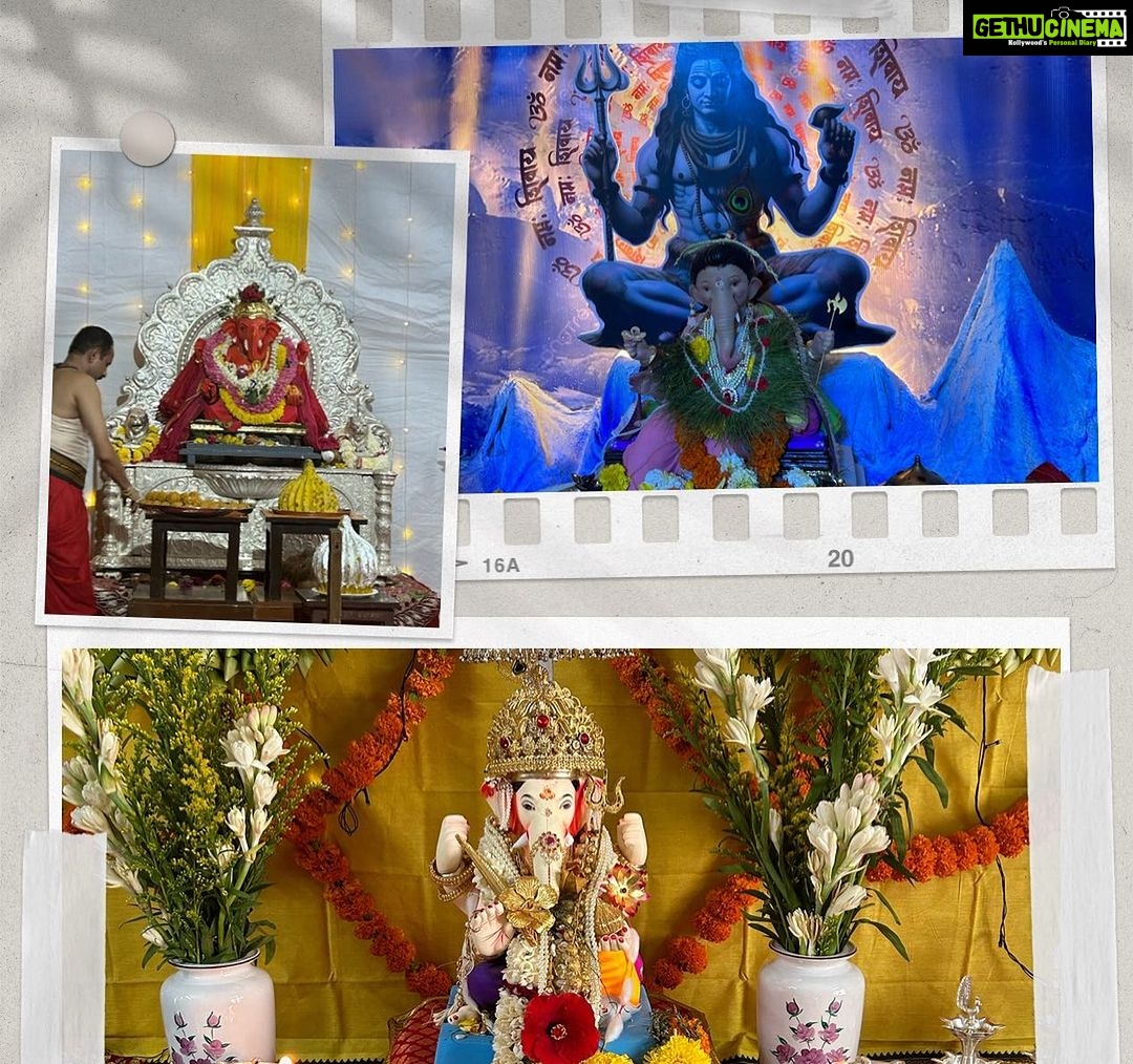 Shriya Pilgaonkar Instagram - हे देवा तुझ्या दारी आलो गुणगान गाया तुझ्या इना मानसाचा जन्म जाई वाया हे देवा दिली हाक उद्धार कराया आभाळाची छाया तुझी, समिंदराची माया मोरया … मोरया … मोरया … मोरया …🙏🏼