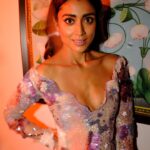 Shriya Saran Instagram - Laugh and live @gqindia Styled by @malkit_gill2697 Style Team @sanjamkaur92 Intern @mahek_gada Wearing @shivanandnarresh Earrings @goldenwindow @ascend.rohank Heels @stevemaddenindia