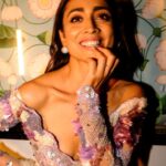 Shriya Saran Instagram - Laugh and live @gqindia Styled by @malkit_gill2697 Style Team @sanjamkaur92 Intern @mahek_gada Wearing @shivanandnarresh Earrings @goldenwindow @ascend.rohank Heels @stevemaddenindia