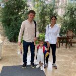 Shriya Saran Instagram - First day at school , Mixed feeling . . Excited , wishing you happiness . May ma Saraswati be always be with you . Krishna’s blessing Love you