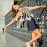 Shriya Saran Instagram - Wearing my fav @payalsinghal In rome @gtholidays.in @_sajju_23_