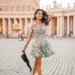 Shriya Saran Instagram – To Vatican with love 
Until we meet again ,
@andreikoscheev 
@gtholidays.in thank you thank you thank you 

Wearing @gauriandnainika