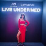 Shriya Saran Instagram - This was fun , Styled by @sukritigrover Make up @makeupbymahendra7 Hair @yogitasheth96 #Samsonite #LiveUndefined @samsoniteindia
