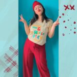 Shriya Sharma Instagram - Getting into the holiday spirit early with this festive collaboration! 🎄🎅 Three months 'til Christmas and I couldn't wait to rock this cheerful t-shirt. Who's ready for the most wonderful time of the year? 🎁❄️ @thegossipstoreofficial #CountdownToChristmas #FestiveCollab