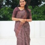 Shruthi Raj Instagram - 𝗦𝗔𝗥𝗘𝗘 @eyelet_designers 🤎🤎🤎