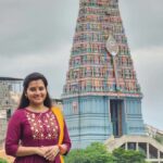 Shruthi Raj Instagram - VETRIVEL MURUGANUKKU AROGARA🙏🙏🙏 Tiruttani Murugan Temple