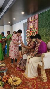 Shruthi Raj Instagram - MAY GOD BLESS YOU BOTH WITH LOTS OF HAPPINESS AND LOVE🥰🥰🥰 BABY SHOWER @actresssahanaa @abhishekrajah