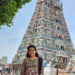 Shruthi Raj Instagram - 𝐃𝐈𝐕𝐈𝐍𝐄 𝐕𝐈𝐁𝐄𝐒🙏🙏🙏 Kapaleeshwarar Temple, Mylapore