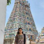 Shruthi Raj Instagram - 𝐃𝐈𝐕𝐈𝐍𝐄 𝐕𝐈𝐁𝐄𝐒🙏🙏🙏 Kapaleeshwarar Temple, Mylapore