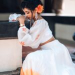 Shruthi Rajanikanth Instagram - 🌻🌻 📸 @picstory_josecharles Mua @ftvsalon.mgroad.kochi @makeupartist_preetkaur Costume @rohinis.designs Ornaments @parakkat_jewels Ernakulam district