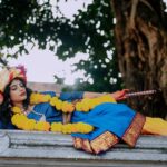 Shruthi Rajanikanth Instagram - കൃഷ്ണ ❤️ 📸 @___jithi___ mua @magnificentmakeupstudio @lekharejanikanth Ambalapuzha Sreekrishna Swamy Temple