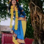 Shruthi Rajanikanth Instagram - ശ്രീകൃഷ്ണ ജയന്തി ആശംസകൾ ✨✨ 📸 @___jithi___ Mua @magnificentmakeupstudio @lekharejanikanth Ambalappuzha Sri Krishna Temple