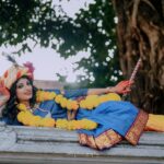 Shruthi Rajanikanth Instagram - കൃഷ്ണ ❤️ 📸 @___jithi___ mua @magnificentmakeupstudio @lekharejanikanth Ambalapuzha Sreekrishna Swamy Temple