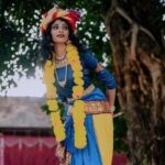 Shruthi Rajanikanth Instagram - ശ്രീകൃഷ്ണ ജയന്തി ആശംസകൾ ✨✨ 📸 @___jithi___ Mua @magnificentmakeupstudio @lekharejanikanth Ambalappuzha Sri Krishna Temple