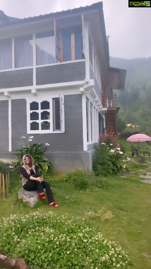 Shruti Sodhi Instagram - One rainy evening in a quiet village called Nathan at the beautiful property of @nirvana_trueliving ❤️ #shrutisodhi #himachal #nathan #naggar Nirvana Trueliving