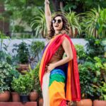 Shrutika Instagram - Wrap yourself in the colours of Rainbow with the Most Softest, Purest and the most flowy Mul cotton Ever. So comfortable that you would not only want to wear it for work or a party but you would want to go to Sleep with it too😍 Rainbow Saree Limited Stock only Tharii By Shrutika Launching tomorrow (13.7.23) 18.00 www.thariibyshrutika.com @thariibyshrutika #tharii #rainbowsaree #mulcotton #rainbow #shrutika #thariibyshrutika #Weavers #handloom #handloomsaree #soft