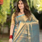 Shrutika Instagram - In these These 8 pictures are My most favourite festive collection in adorable shades of the softest light weight tissue sarees with a story on its pallu lifts my mood instantly to welcome this festive season 🤩 Saree & blouse @thariibyshrutika Jewelry @chettinad_creations @shrishti__jewels Photography @artz_by_sathish Post work @shot_by_panneer #saree #festival #instagood #picoftheday