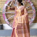 Shrutika Instagram - In these These 8 pictures are My most favourite festive collection in adorable shades of the softest light weight tissue sarees with a story on its pallu lifts my mood instantly to welcome this festive season 🤩 Saree & blouse @thariibyshrutika Jewelry @chettinad_creations @shrishti__jewels Photography @artz_by_sathish Post work @shot_by_panneer #saree #festival #instagood #picoftheday
