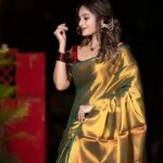 Shrutika Instagram - In these These 8 pictures are My most favourite festive collection in adorable shades of the softest light weight tissue sarees with a story on its pallu lifts my mood instantly to welcome this festive season 🤩 Saree & blouse @thariibyshrutika Jewelry @chettinad_creations @shrishti__jewels Photography @artz_by_sathish Post work @shot_by_panneer #saree #festival #instagood #picoftheday