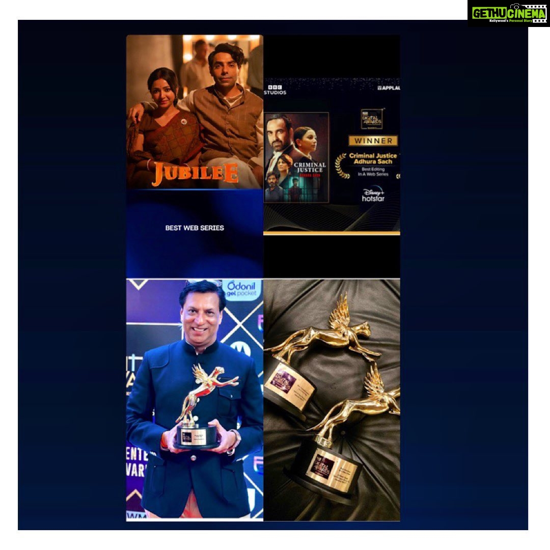 Shweta Basu Prasad Instagram - So happy that 4 of my projects won several awards at the recent @iwmbuzz awards! Congratulations to all the teams ❤️ . . • JUBILEE • CRIMINAL JUSTICE 3 • INDIA LOCKDOWN • YATRI KRIPIYA DHYAAN DE . . #jubileeonprime #criminaljustice3 #indialockdown and #yatrikripyadhyande