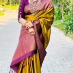 Shweta Menon Instagram - Stylist: @tharunya_vk Wardrobe: @silkyarns Accessories: @seeruscollections MUA : @avinash_s_chetia