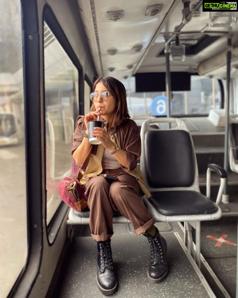 Shweta Tripathi Instagram - What I do on flights = 🎶 + 📖 + 🥪 + ☕️ What do you do on ✈️?