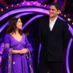 Shweta Tripathi Instagram - #BigBoss mein Bhai, Bharti aur dear dost VV ke saath 💞✨ Thoda 💃🏽, bahut 🤣 aur ek FIR 👮🏿‍♀️ #Kaalkoot @itsvijayvarma @bharti.laughterqueen @itsvijayvarma @officialjiocinema