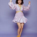 Shweta Tripathi Instagram - 🍬 state of mind..always 🐣 📸 @anurag_kabburphotography Wearing: @twinklehanspal @houseofprisca_ @ishhaara @aditi_bhatt Styled by @purplerhapsody Beauty @krisann.figueiredo.mua Mane @makeupbyvirja Style team: @monica_nim
