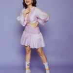Shweta Tripathi Instagram - 🍬 state of mind..always 🐣 📸 @anurag_kabburphotography Wearing: @twinklehanspal @houseofprisca_ @ishhaara @aditi_bhatt Styled by @purplerhapsody Beauty @krisann.figueiredo.mua Mane @makeupbyvirja Style team: @monica_nim